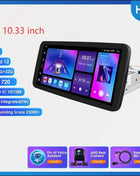 8+128G 10.1'' 360 Rotatable 1 Din AutoRadio GPS for Universal Car Multimedia Player Stereo 1DIN Video Autoradio Carplay HeadUnit