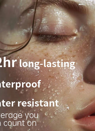 1PC Waterproof Blush Palette: Nude matte with pearlescent particles, light pink, orange and red, lightweight and long-lasting, s - Riparo82