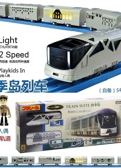 TAKARA TOMY TOMICA Puluolu Track Train Series Four Seasons Island Luxury Train Set, giocattoli regalo per festival per bambini. - riparo82