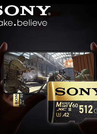 Scheda di memoria SONY TF Scheda Micro SD ad alta velocità da 1 TB 1024 GB 128 GB 256 GB 512 GB A2 U3 V30 Schede Flash SD TF per computer telefono Xiaomi