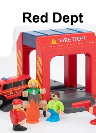 Tutti i tipi di binari del treno in legno Accessori Binari ferroviari in legno di faggio Ponte in legno Tunnel adatto per binari in legno Giocattoli per bambini - riparo82