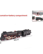 Locomotiva ferroviaria classica Accessori per treni a vapore retrò Carrozza Paletta Pista del treno Giocattoli per bambini per ragazzo - riparo82