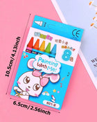 8pcs 8.5cm Boxed Color Crayon Children Painting Art Kits Creative Handmade Drawing Crayon Cute Painting Set Gift for Kids