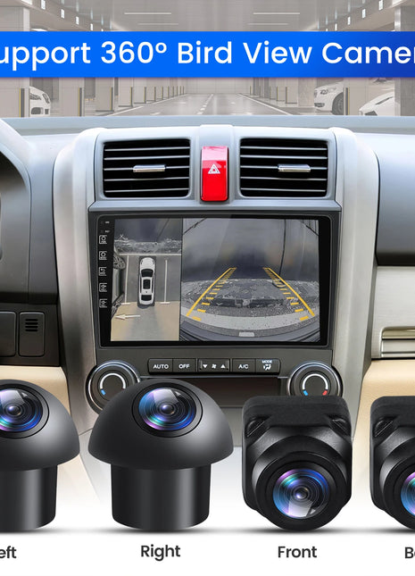 Car 360° Panoramic Right+Left+Front+Rear View Camera System 1080P UHD Bird View With Night Vision Camera For Android Auto Radio - Riparo82