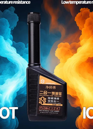 120 ml Car Fuel Treasure Universal 2-in-1 Auto De-Carbonisation Cleaning Maintenance Cleaner Petrol Additive Engine Oil Catalyst - Riparo82