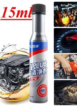 Car Fuel Gas Oil Additive Gasoline Injector Cleaner Remove Engine Carbon Deposit Increase Power in Oil Ethanol Fuel Saver 80ml - Riparo82