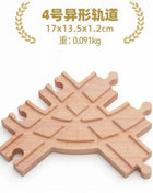 NUOVA binario ferroviario in legno tutti i tipi biforcazione biforcazione binario in legno di faggio accessori adatti per binari in legno Thomos giocattolo - riparo82