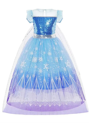 Abito Elsa per ragazze Costume Elsa Regina delle nevi Anna Abito Cosplay Festa di compleanno Bambini Carnevale Ragazza Costume di Halloween