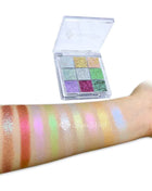 Sheeneffect Chameleon Chrome Eyeshadow Palette 9 Colors High End makeup Cosmetics