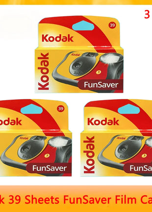 Fotocamera classica originale Kodak FunSaver/Daylight monomodale con flash Fotocamere monouso a pellicola punto e punti 27 fogli 39 fogli