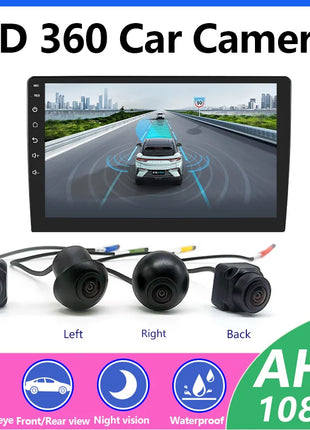Car 360° panoramic system camera for Android multimedia screen, Android multimedia system with 360APP function - Riparo82