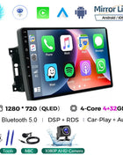 Android 14 Car Radio QLED GPS Navigation Multimedia Player For Jeep Compass/Commander/Grand Cherokee/Wrangler/Liberty AutoRadio - Riparo82