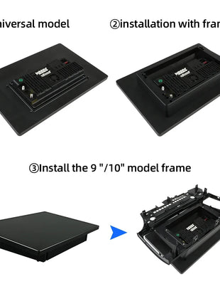 11.5 inch Car Radio GPS Androidauto Carplay For Tesla style For Nissan Hyundai KIA Toyota Honda Multimedia Player For 9/10 inch - Riparo82