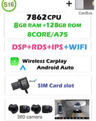 12G+256G Carplay Auto Android 13.0 4G LTE IPS Car DVD Player GPS WIFI BT RDS Radio For Toyota Auris E150 Corolla Levin 2006-2012