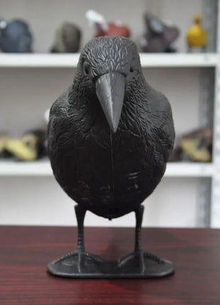 Decoracion Jardin ExteriorSimulation Black Crow Raven Bird Repellent Pest Control Pigeon Repellent Garden Decoration Outdoor