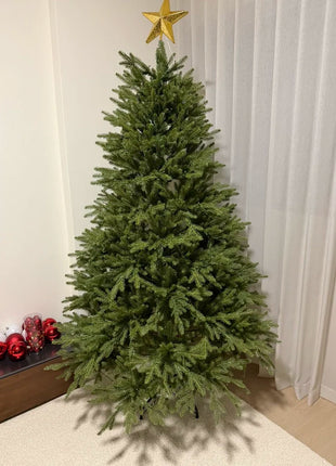 2025 Premium PE Albero di Natale Decorazioni natalizie di lusso per la casa Grande scintillante visualizzazione festosa Decorazione dell'atmosfera dell'albero di Natale