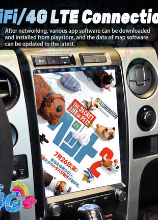 Tesla Style 13.6inch Android Screen GPS Navigation Carplay Autoradio For Ford Edge 2015-2019 Stereo Car Multimedia Video Player