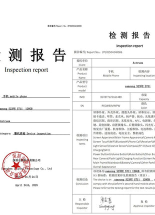 Samsung Galaxy S23 FE 5G S711 ricondizionato 6,4" AMOLED dinamico 8 GB + 128/256 GB Snapdragon NFC Android Cellulare Eccellente condizione - riparo82