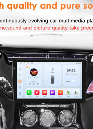 Snapdragon 8Core CarPlay Android Auto Car Radio For Citroen C3 DS3 2010-2016 Intelligent Screen 2Din autoradio SWC 4G BT DSP GPS - Riparo82