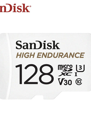 Scheda Micro SD originale SanDisk ad alta resistenza MicroSDHC 32GB V30 C10 MicroSDXC 64GB 128GB 256GB Scheda di memoria per Dash Camera