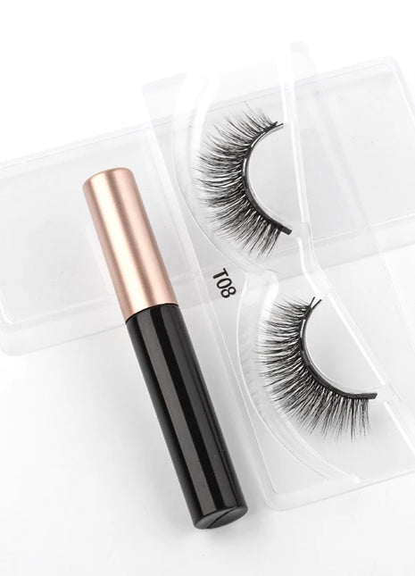 1 Pair Magnetic Eyelashes Wispy 3D Mink Lashes Natural Long Faux Cilios Eyelash Extension Handmade False Eyelashes Makeup Tools