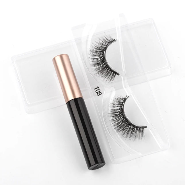 1 Pair Magnetic Eyelashes Wispy 3D Mink Lashes Natural Long Faux Cilios Eyelash Extension Handmade False Eyelashes Makeup Tools