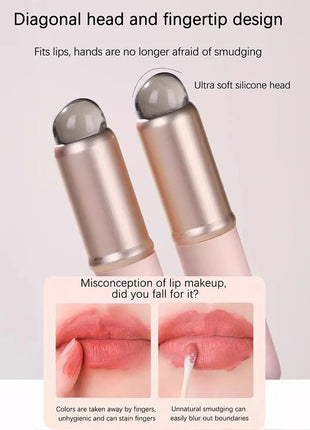 Mini Silicone Lip Brush Concealer Brushe With Cover Lip Mask Applicators Lip Gloss Brush Lipstick Brush Makeup Beauty Tool - Riparo82