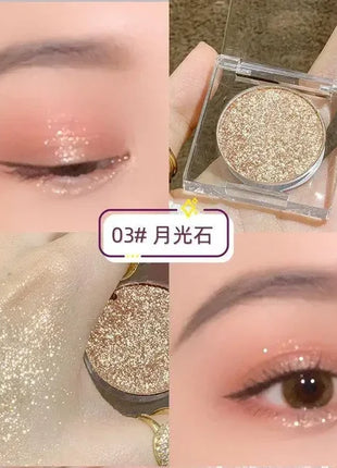 Hot Monochrome Eyeshadows Cowherd Weaver Girl Pearlescent Fine Glitter Sequins Cement Matte Student Eye Shadow Palette Wholesale - Riparo82