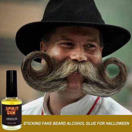 Makeup Spirit Gum Fake Beard Glue Adhesive for High Simulation Face Makeup Halloween Costumes Accessories for Halloween Parties