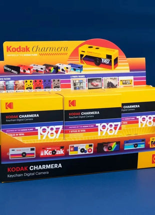 Disponibile Kodak Charmera Portachiavi Mini fotocamera digitale 1 PZ 1987 35MM/F2.4 Fotocamera 5 colori Spediti a caso Regali per fotocamera a colori