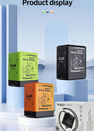 XIAOMI GaN Charger Compatible with 120W Fast Charger Retractable Type-C ligting Cable Portable Adapter For iPhone iPad Samsung - Riparo82