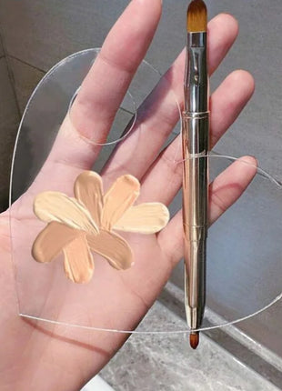 Clear Acrylic Makeup Mixing Palette Portable Multifunction Cosmetic Foundation Art Blending Palette for Eyeshadow Lipstick Nail - Riparo82