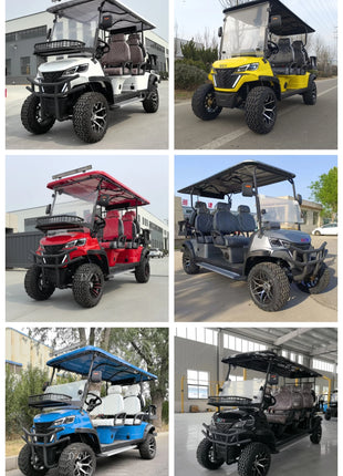 New Energy Sightseeing Car Electric Golf Cart with Electric Four-Wheel Vehicle off-Road Vehicle 2025 Latest Model Factory Direct - Riparo82