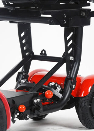 4 Wheel Folding Electric Scooter For Disabled Double Motor 250W 36V Foldable Travel Mobility Scooter Adult With Reverse - Riparo82