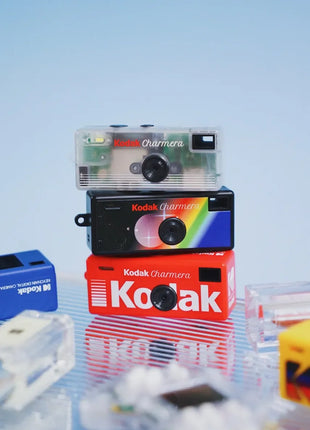 Kodak Charmera Portachiavi 35MM/F2.4 Fotocamera digitale 1987 con Flash Mini fotocamera digitale 5 colori Fotocamera a colori casuali per regalo ﻿