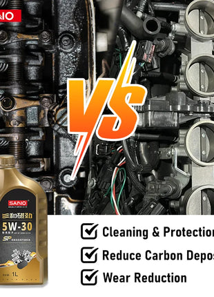Olio motore SANVO 5w30 C2/C3 1L completamente sintetico per sistema europeo di fascia alta