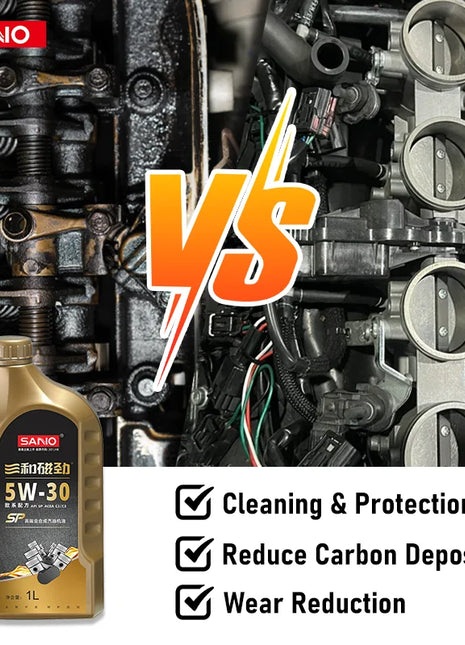 Olio motore SANVO 5w30 C2/C3 1L completamente sintetico per sistema europeo di fascia alta