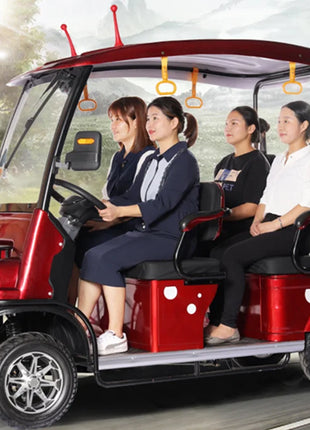 Mini Autobus Elettrico 2-4 Posti con Tetto - Scooter Turistico Doppia Fila - riparo82