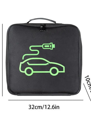 Fireproof EV Car Battery Jumper Cable Bag Electric Vehicles Rechargeable Guns Storage Organizer for Charging Cables Cords Hoses - Riparo82
