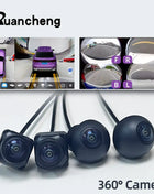 360° panoramic camera 720P HD rear/front/left/right view lens 360 panoramic accessories car android radio - Riparo82
