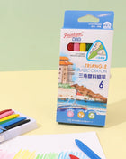 12/18/24/36 Colors Non-dirty Hand Plastic Crayons Washable and Erasable Color Crayons Children’s Painting School Office Supplies - Riparo82