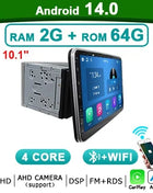 10 inch 2 DIN Android 14 Universal Multimedia Video Player, Car Radio, Wireless carplay android auto WiFi, GPS, Bluetooth, Audio - Riparo82