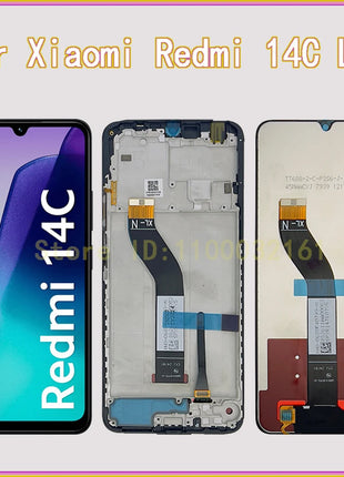 IPS Per Xiaomi Redmi 14C Display LCD 2409BRN2CA 2411DRN47C Touch Screen Digitizer Per Redmi 14C Display 2409BRN2CY Sostituzione - riparo82