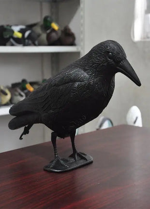 Decoracion Jardin ExteriorSimulation Black Crow Raven Bird Repellent Pest Control Pigeon Repellent Garden Decoration Outdoor
