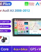Podofo Android Carplay Car Radio For Audi A3 8P S3 RS3 Sportback 2003-2012 Android Auto 4G Multimedia Navigation autoradio DSP - Riparo82