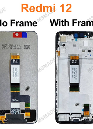 Chioce Per Xiaomi Redmi 12 LCD 23053RN02I Touch Panel Assemblea di Schermo Digitizer Per Redmi 12 Display 23053RN02Y Sostituire Parti - riparo82