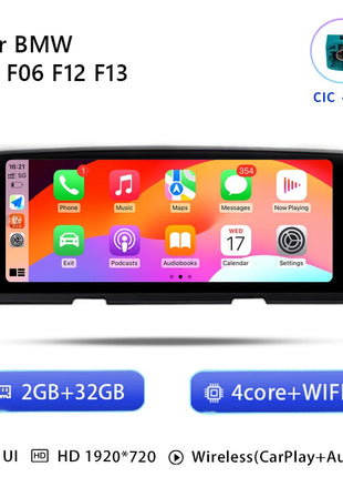 10.25 "Android 14 Wireless Carplay AutoRadio For BMW 6 Series F06 F12 F13 CIC NBT Radio Multimedia Audio GPS Screen Stereo 4GDSP - Riparo82