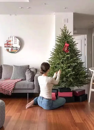 2025 Premium PE Albero di Natale Decorazioni natalizie di lusso per la casa Grande scintillante visualizzazione festosa Decorazione dell'atmosfera dell'albero di Natale