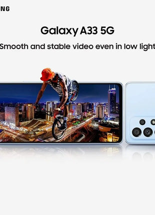 Samsung Galaxy A33 5G A336B A336B/DS 6.4 "6GB RAM 128GB ROM NFC Exynos 1280 Octa Core Telefono cellulare sbloccato originale - riparo82