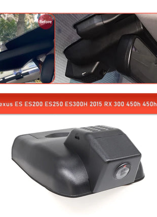 Dash Cam For Lexus NX 300H 350H RX 350 450H UX 250H ES ES200 ES250 ES300H LM LM300h GX IS UHD 4K Dashcam Car DVR Front and Rear - Riparo82